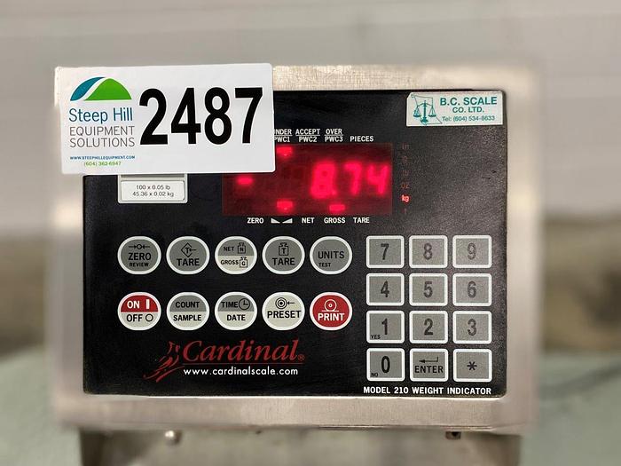 Used Cardinal Detecto 210 Bench Scale