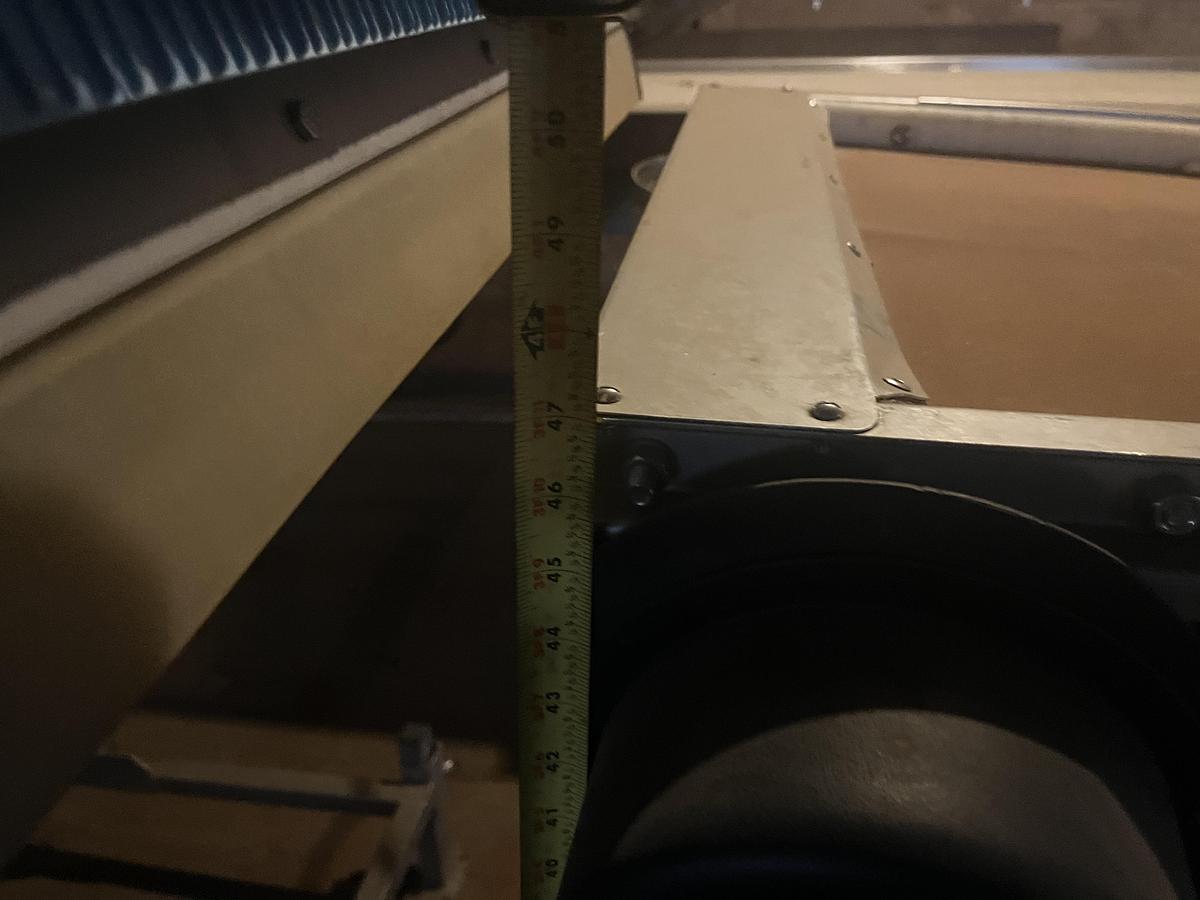 Used 10ft Adjustable Flat Belt Conveyor