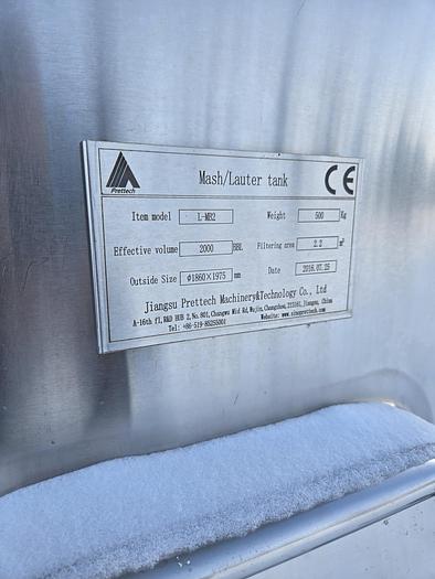 Used Mash / Lauter Tun