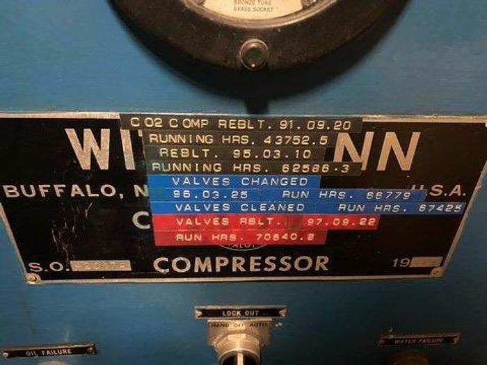 Used Wittman 75HP CO2 Compressor