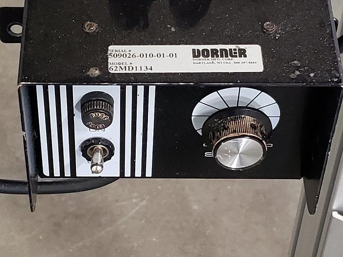 Used Dorner 2200 Series 5' Flat Belt Conveyor