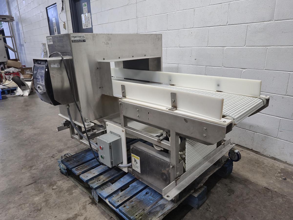 Used Fortress Stealth 22" W x 9.5" H Conveyorized Metal Detector