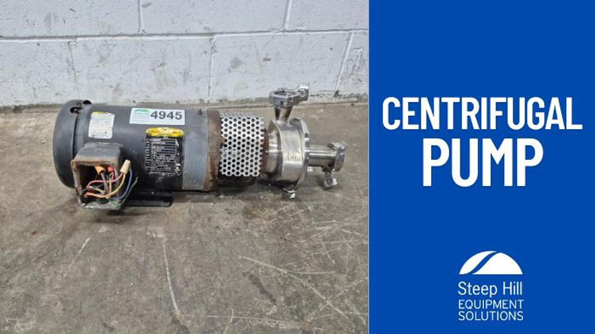 Used SS Centrifugal Pump with 2 HP Motor