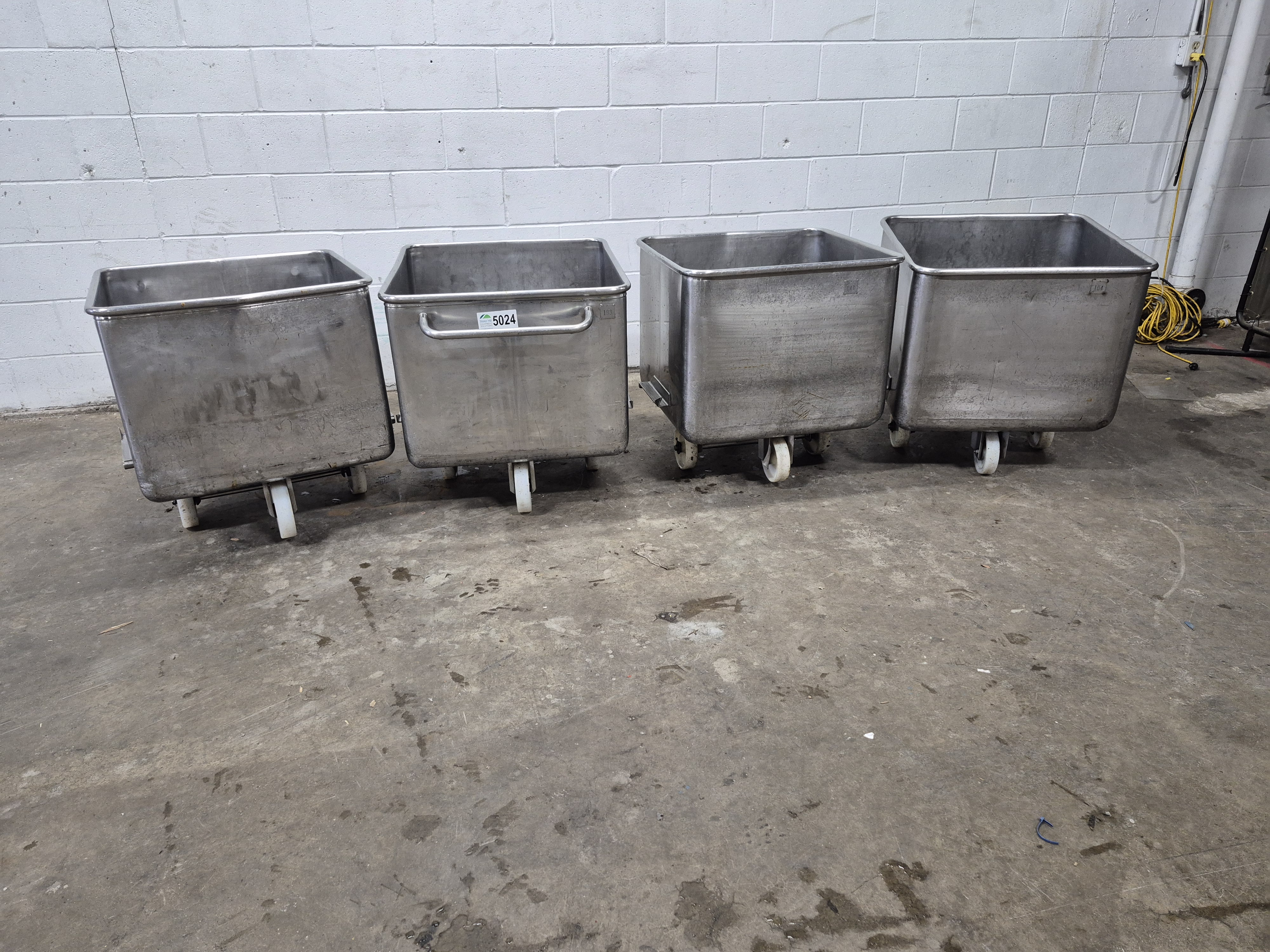 Used Stainless Steel Meat Buggies
