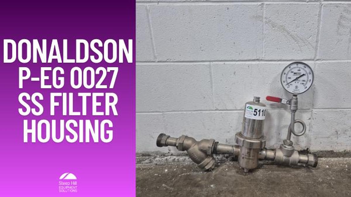Used Donaldson P-EG 0027 SS Filter Housing 