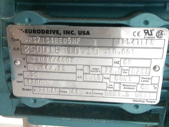 Used Waukesha 006 Positive Displacement Pump