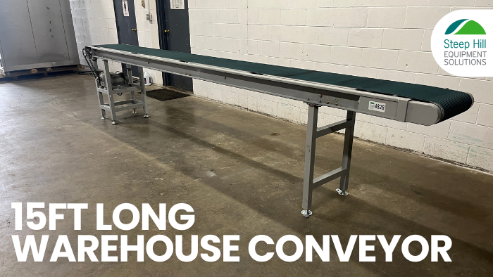 Used 15ft Long Warehouse Conveyor
