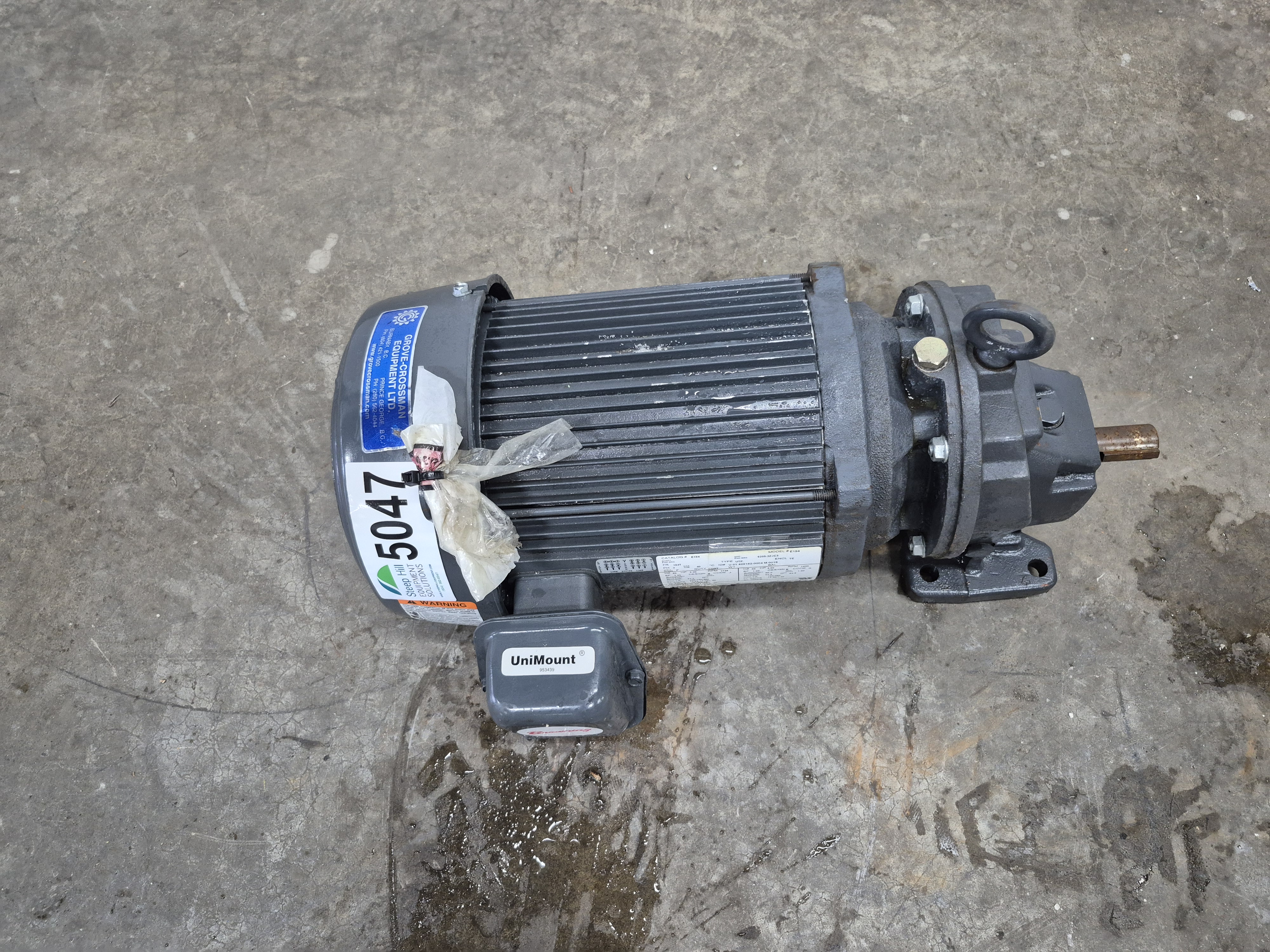 Used Browning Emerson E194 Industrial Electric Motor