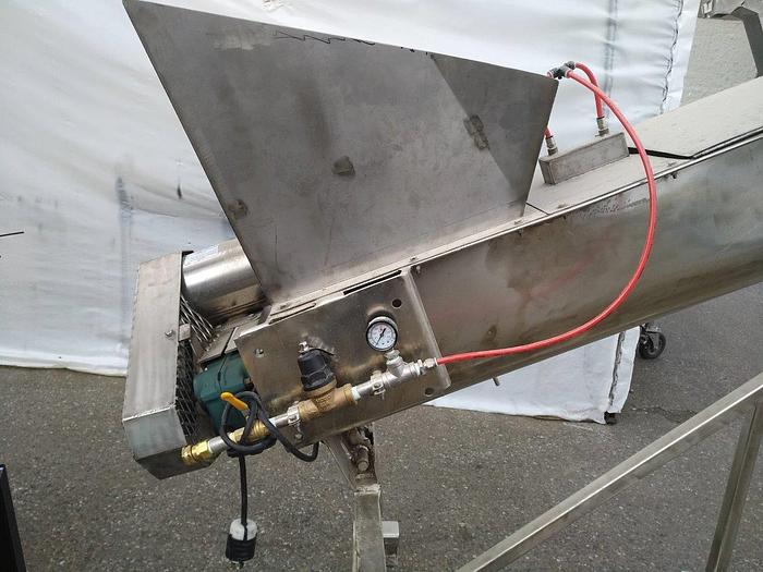 Used Adjustable Incline Auger Conveyor