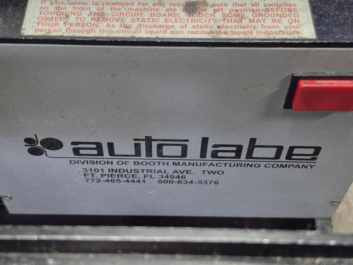 Used Auto Labe Semi-Automatic Labeller with Hot Stamp Imprinter