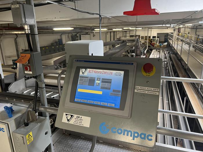 Used Compac (Van Doren) Cherry Sizing Line 2016 Complete Line