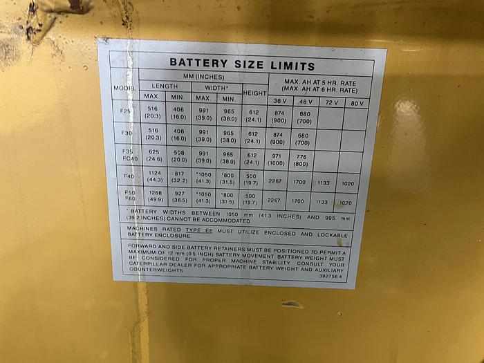 Used Catepillar EP20T Electric Lift Truck