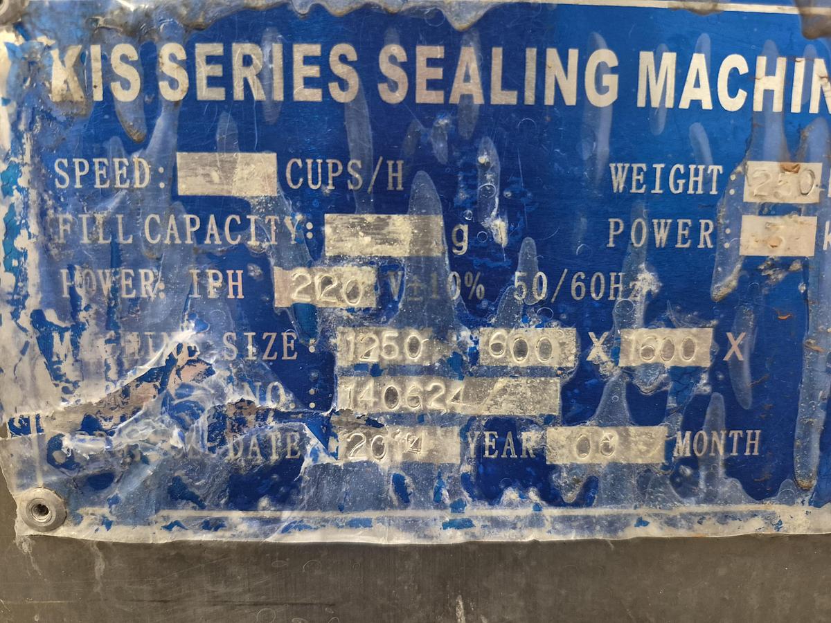 Used KIS Series Cup Filler/Sealing Machine