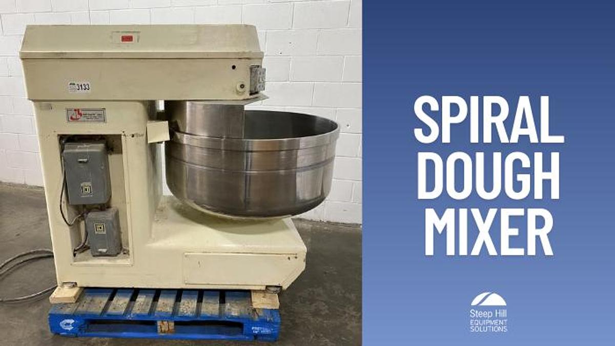 Used Bertuetti IF200-A Spiral Dough Mixer