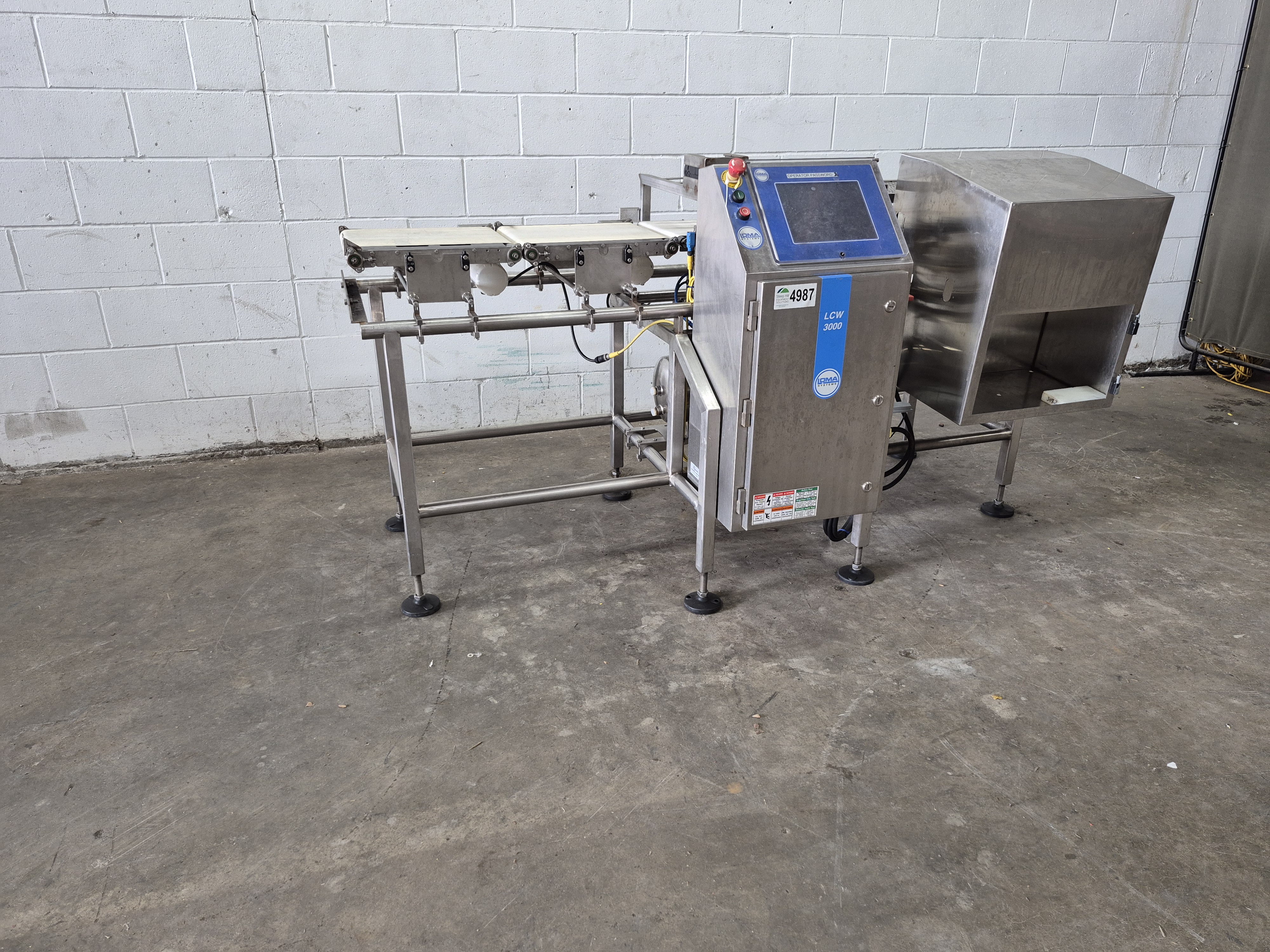 Used Loma LCW 3000 Checkweigher 