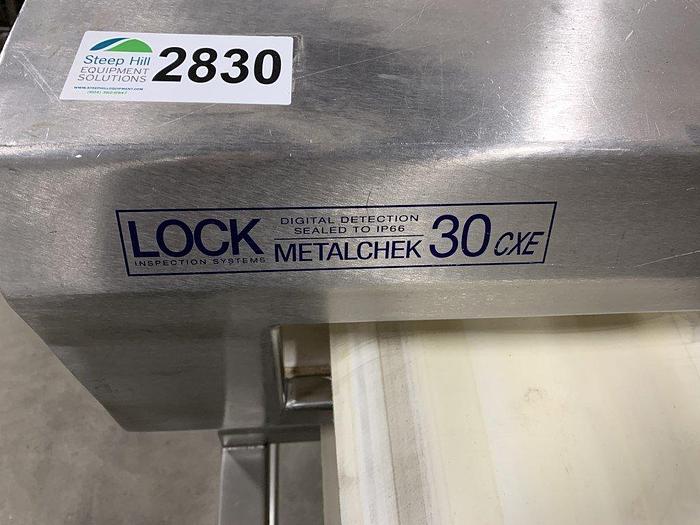 Used Incline Conveyor With Metal Detector & Scales