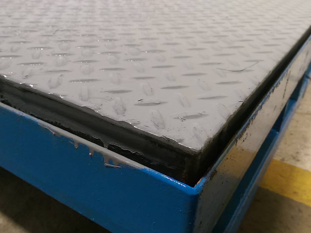 Used 5' x 5' Platform Pallet Floor Scale