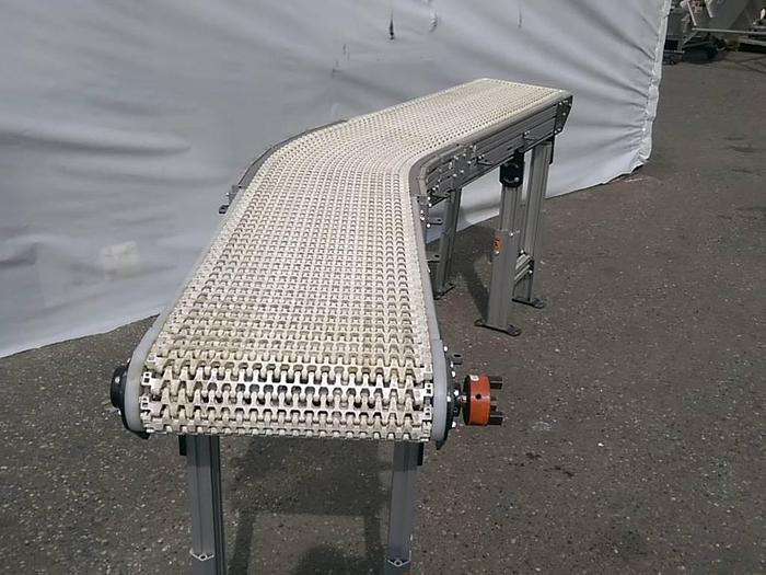 Used 10' long by 14" wide Conveyor with Bend
