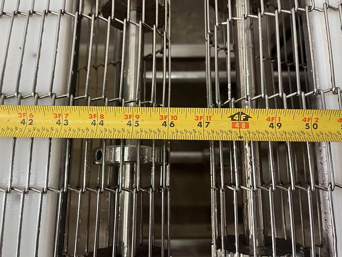 Used 114''L Three-Section Wire Conveyor