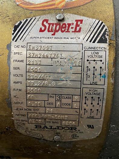 Used TriFlo C327MDG21T-S Centrifugal Pump