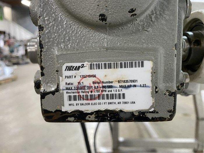 Used 15' Flat Belt Incline Conveyor