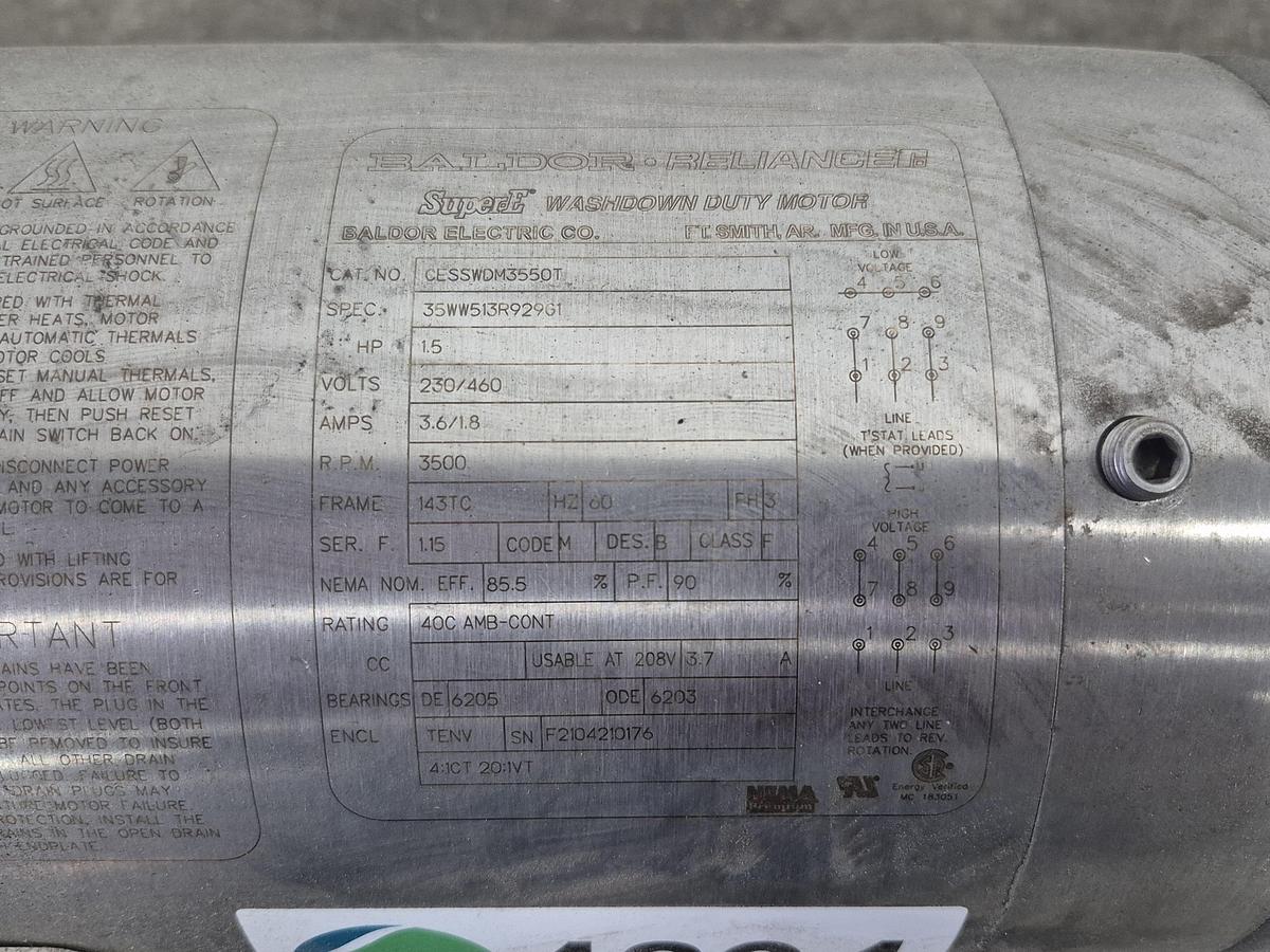 Used Q-Pumps 1.5 HP Sanitary Centrifugal Pump