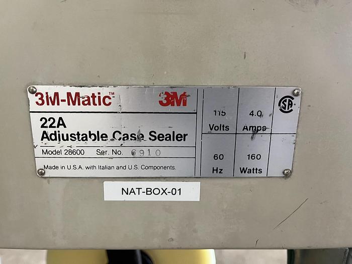 Used 3M 22A Case Sealer