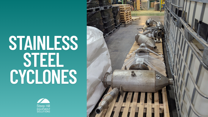 Used Stainless Steel Cyclones