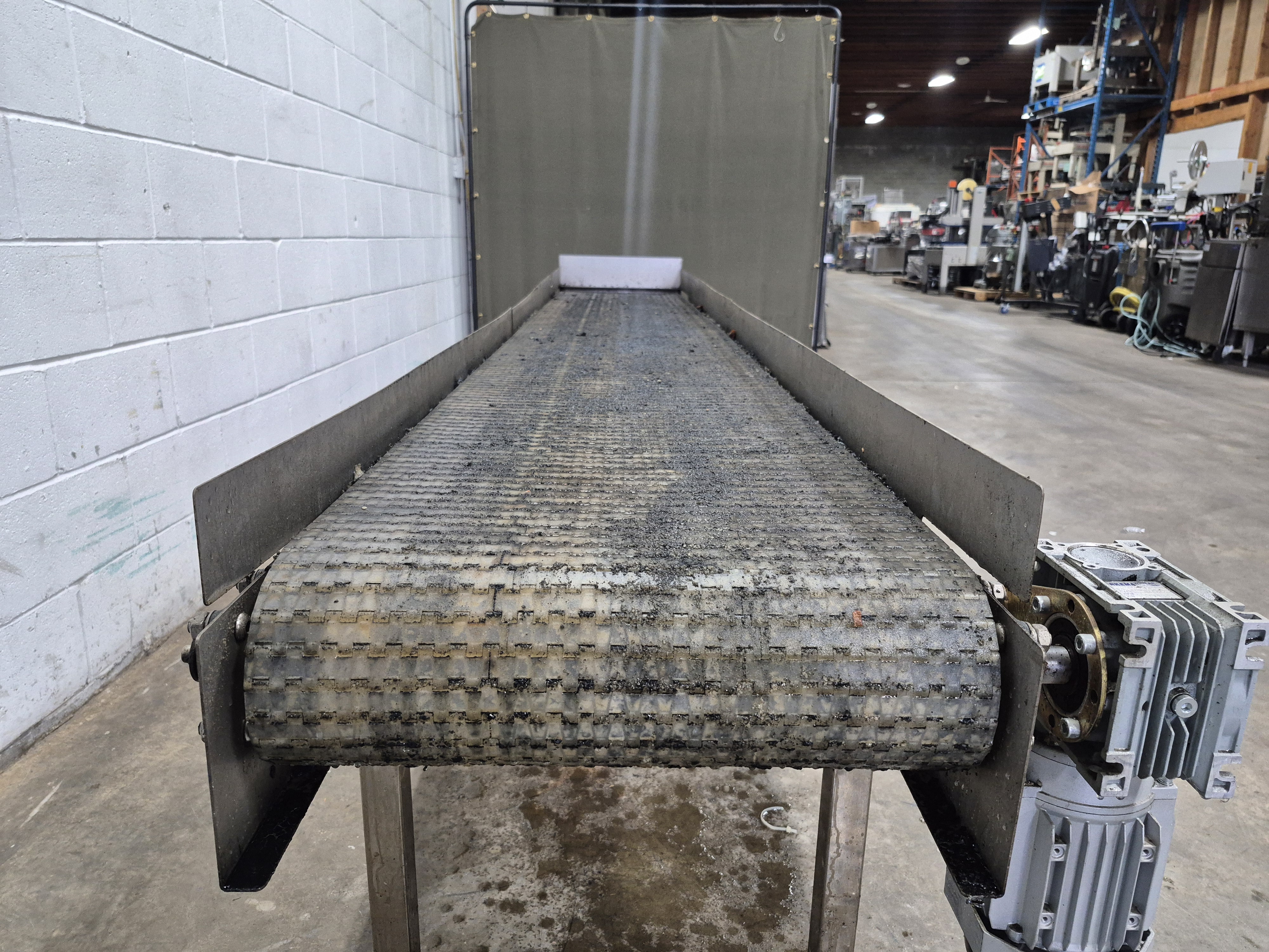 Used 9.5ft Flat Belt Conveyor