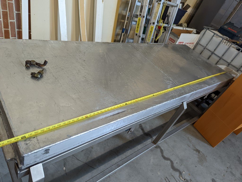 Used 9' Jacketed SS Table