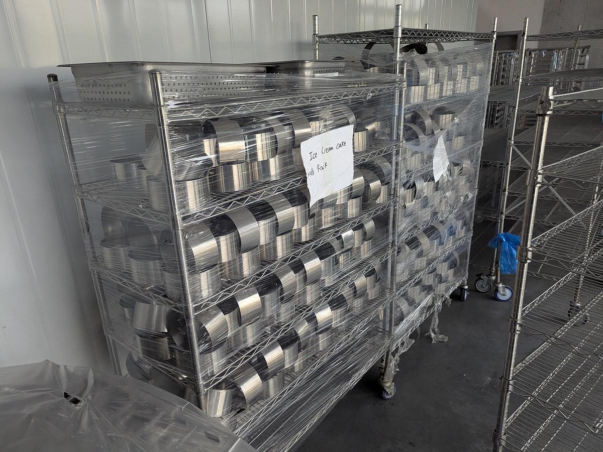 Used Stainless Steel Ice Cream Cake Ring Molds