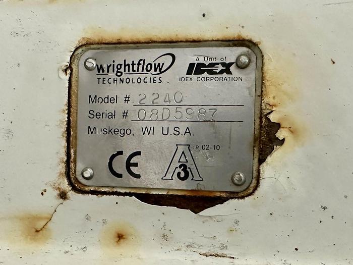 Used Wright Flow 2240 Rotary Lobe Pump