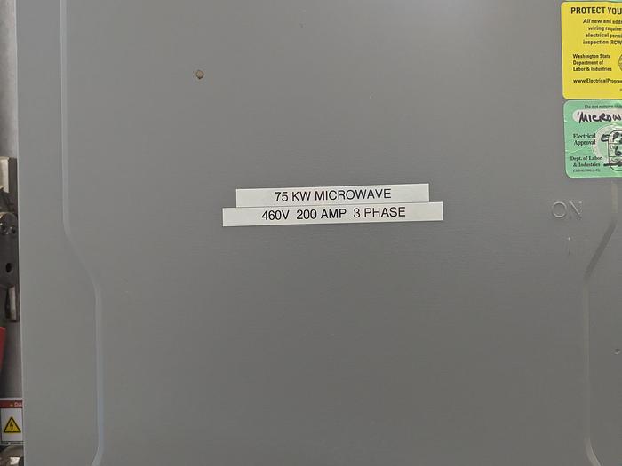 Used AMTek Industrial Microwave Conveyor System