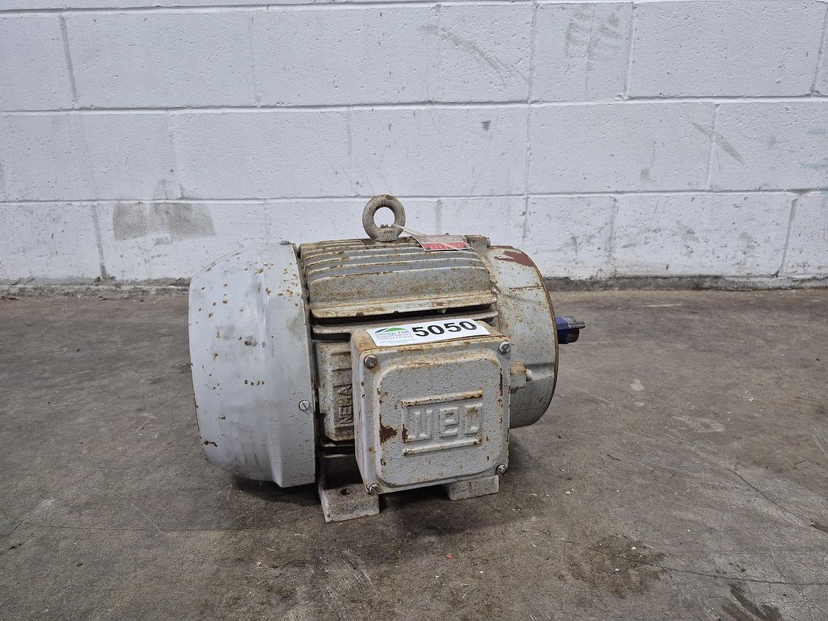 Used WEG 213T 7.5 HP Induction Motor