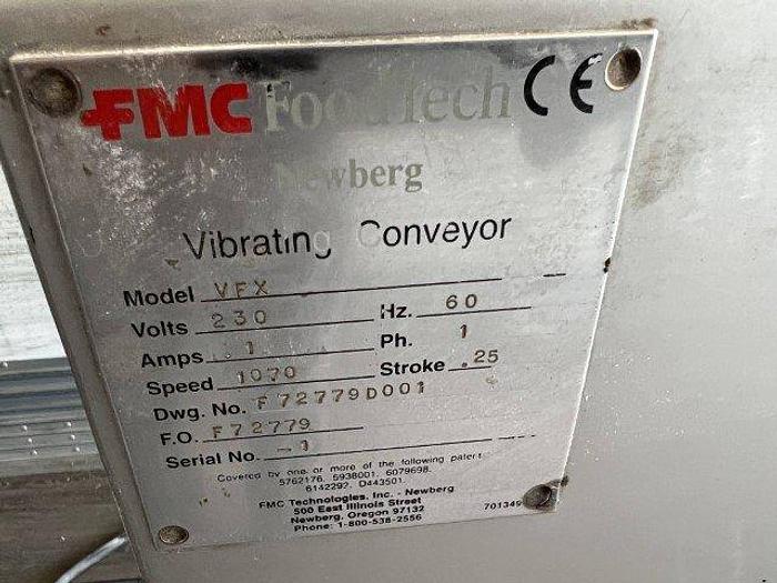 Used FMC FoodTech VFX Vibrating Conveyor