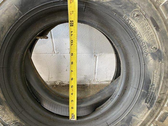 Used Bridgestone 7.00-12 J-Lug Tube Tire