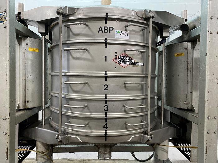 Used Great Western 611/5 In-line Tru-Balance Sifter