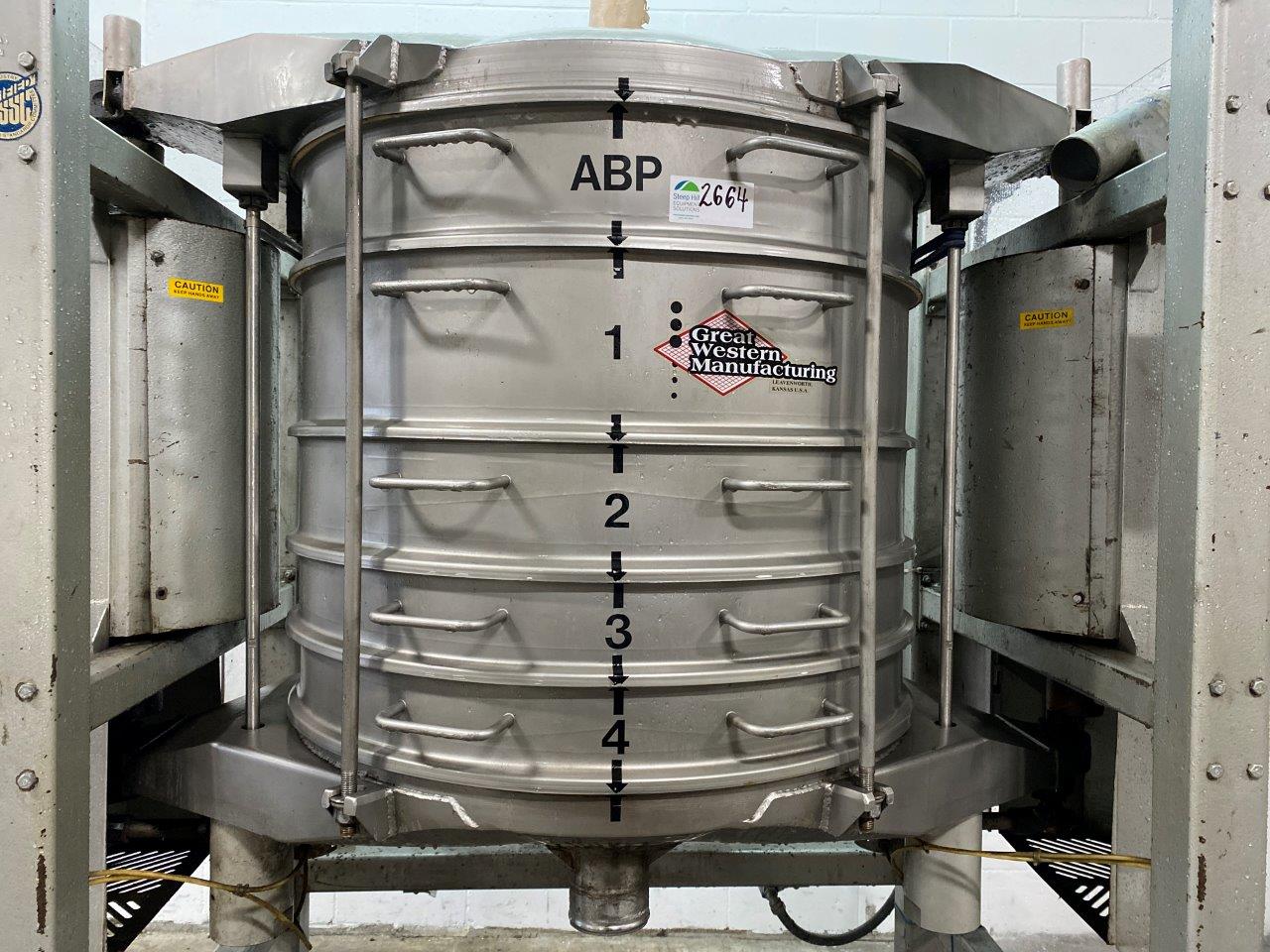 Used Great Western 611/5 In-line Tru-Balance Sifter