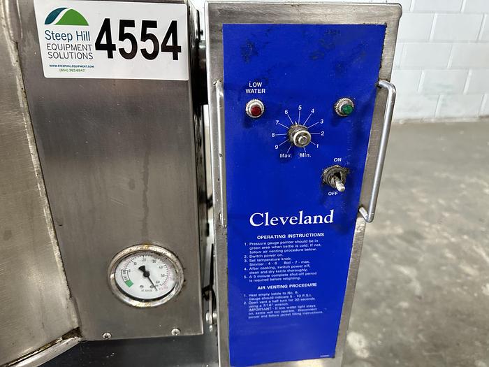 Used Cleveland KGT-12T 12 Gallon 2/3 Steam Jacketed Kettle 