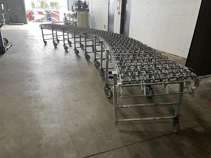 Used NestaFlex 376 Flexible Gravity Conveyor