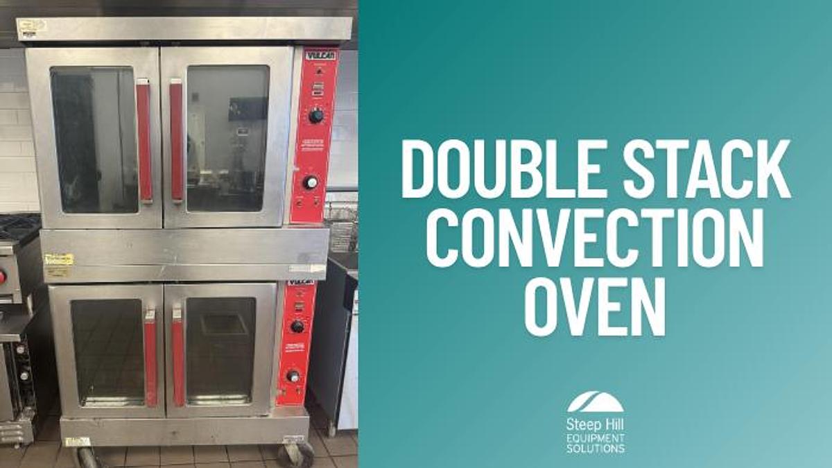 Used Vulcan VC4GD-10 Double Stack Convection Oven