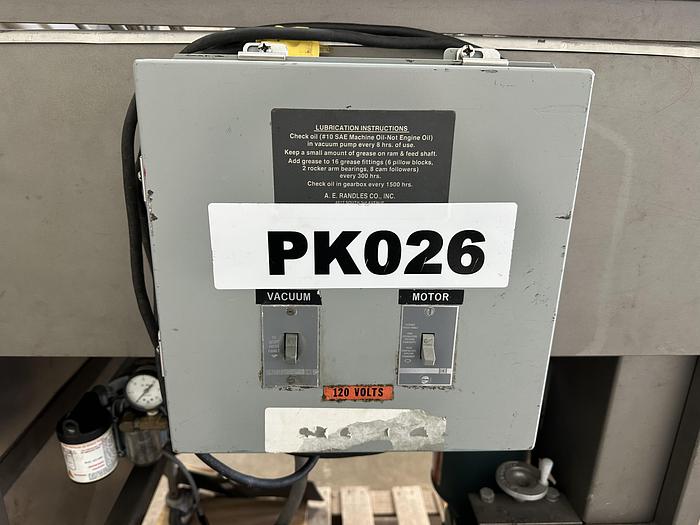 Used A.E.Randles 9-32 Automatic Tray Former