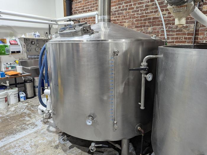 Used 2 Vessel 15BBL Brewhouse