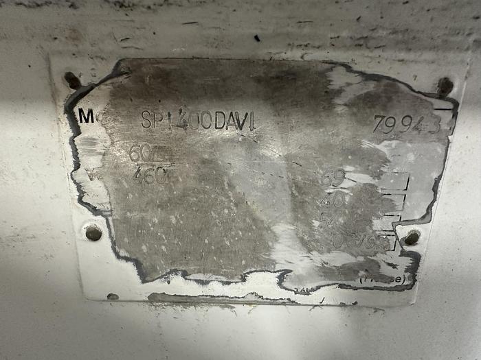 Used VMI SPI400 Double Spiral Mixer With SS Bowl