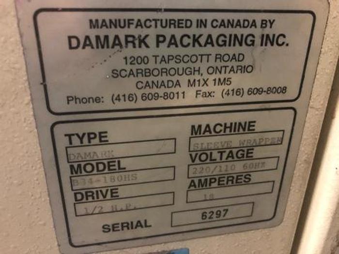 Used Damark B34-180HS Sleeve Wrapper & Tunnel