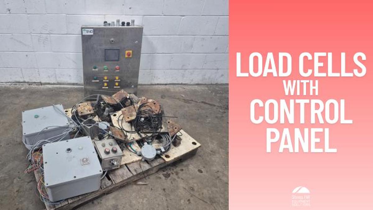 Used 2 Sets of Silo Load Cells with Control Panel