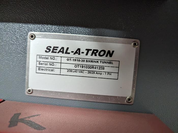 Used SEAL-A-TRON Production Shrink Tunnel OT-1910-30