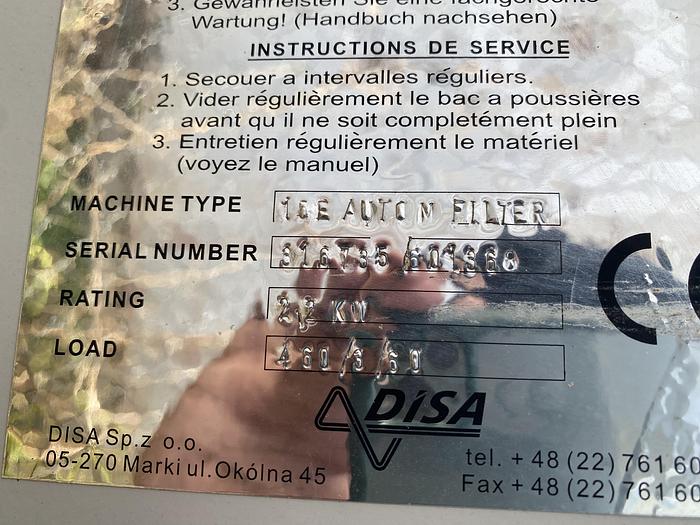 Used DISA Auto-M Filter 15E