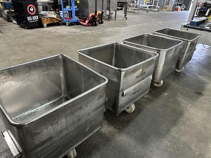 Used Stainless Steel Meat Buggies
