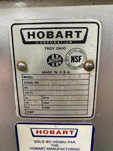 Used Hobart L800 All Purpose Mixer